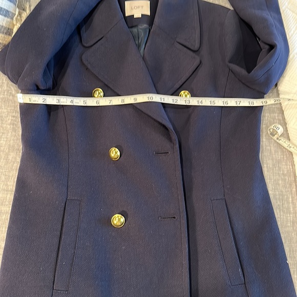 Loft navy double breasted blazer - Picture 4 of 6